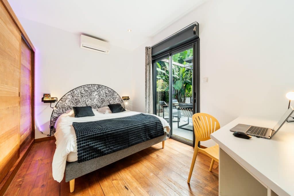 vacances ile reunion entre deux chambre spacieuse tourisme