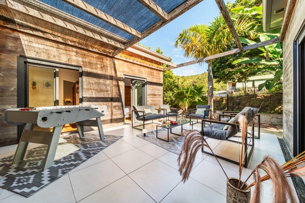 vacances ile reunion entre deux villa terrasse tourisme